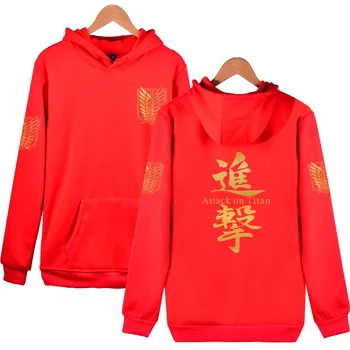 

Coat Hot Attack On Titan Cosplay Sweatshirt Cotton High Quality Hoodies Comfortable Famous Brand Men/Women Street Wear Style