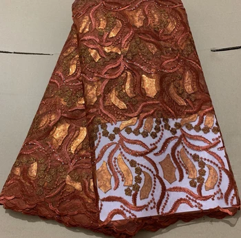 

Sequins Lace Fabric African Lace Fabric 2019 High Quality Lace for Party Nigerian Lace Fabrics French Tulle Lace Fabric HSH058