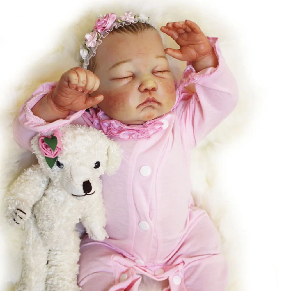 Deatail, ручная роспись, bebe reborn, 20 дюймов, настоящие Реборн, детские силиконовые куклы, изысканные, высокое качество, детский подарок, кукла реборн