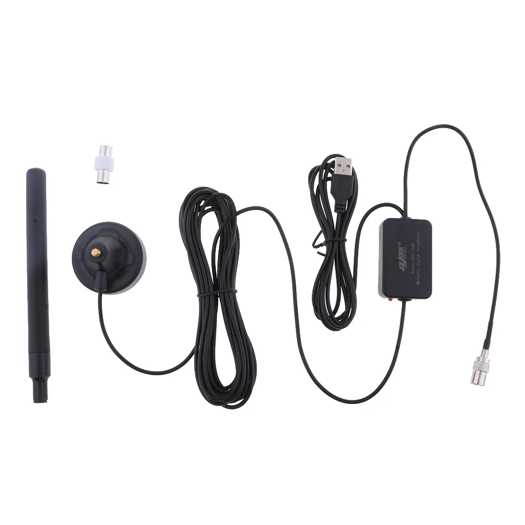 Lovoski Home Radio FM Antenna Signal Amplifier Enhanced Booster