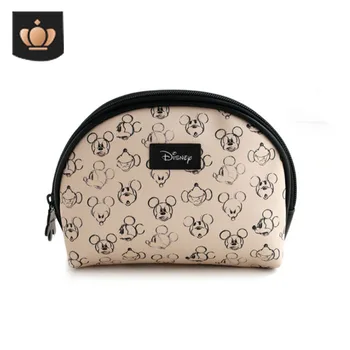 

Disney Genuine Mickey Female Bag Multifunctional Retro Fashion Cartoon Storage Pen Bag Coin Purse Spot