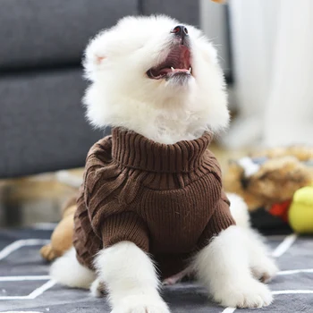 

Puppy Sweater Warm Pet Sweater Cute Knitted Classic Dog Coat Puppy Unisex Sweater Pet Dog Sweatshirt Clothing M Code