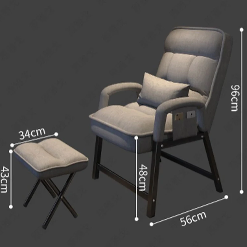 Silla Gamer Lazy Couch Single Chair Home Computer Chairs Backrest Comfortable Sedentary Leisure Office Desk Dormitory E-Sports