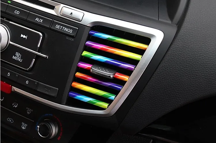 Авто Интерьер Кондиционер Выход u-образный полоса ПВХ крышка отделка Набор