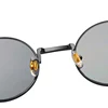 Retro Fashion Gothic Steampunk Sunglasses Men Women Metal Wrap Eyeglasses Round Shades Brand Designer Sun glasses Mirror UV400 ► Photo 3/6