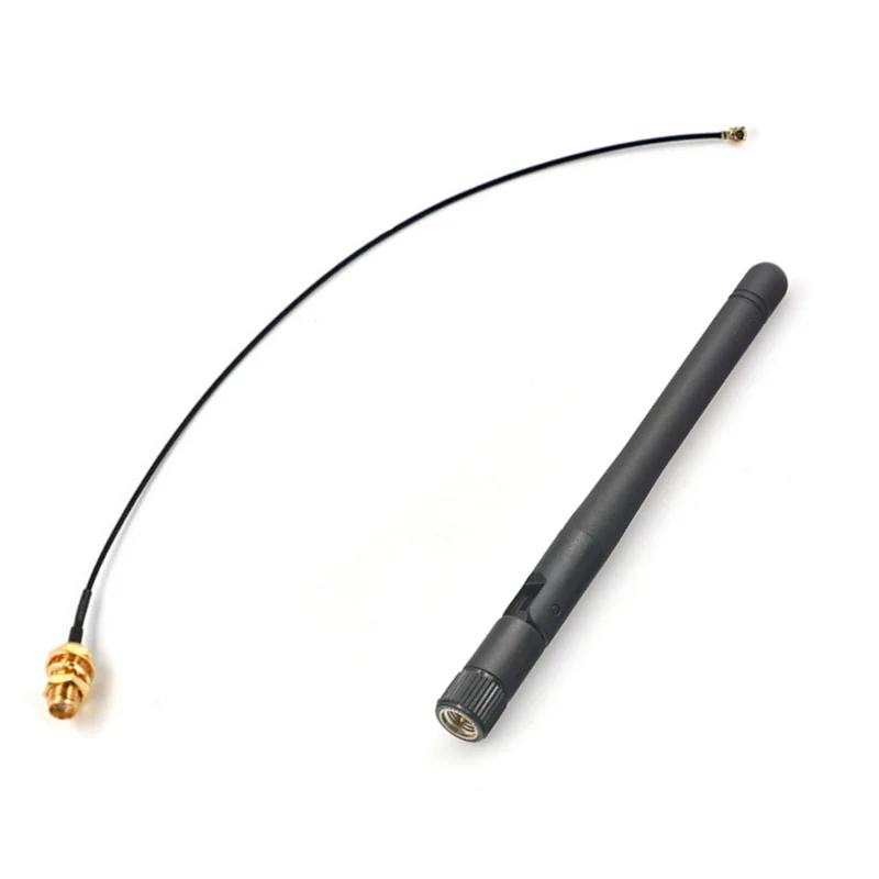 Wireless Router Antenna 2.4GHz 3dBi WiFi 2.4g Antenna Aerial RP-SMA Male wireless router + 15cm PCI U.FL IPX to RP SMA Male Pigtail Cable ESP8266 ESP32