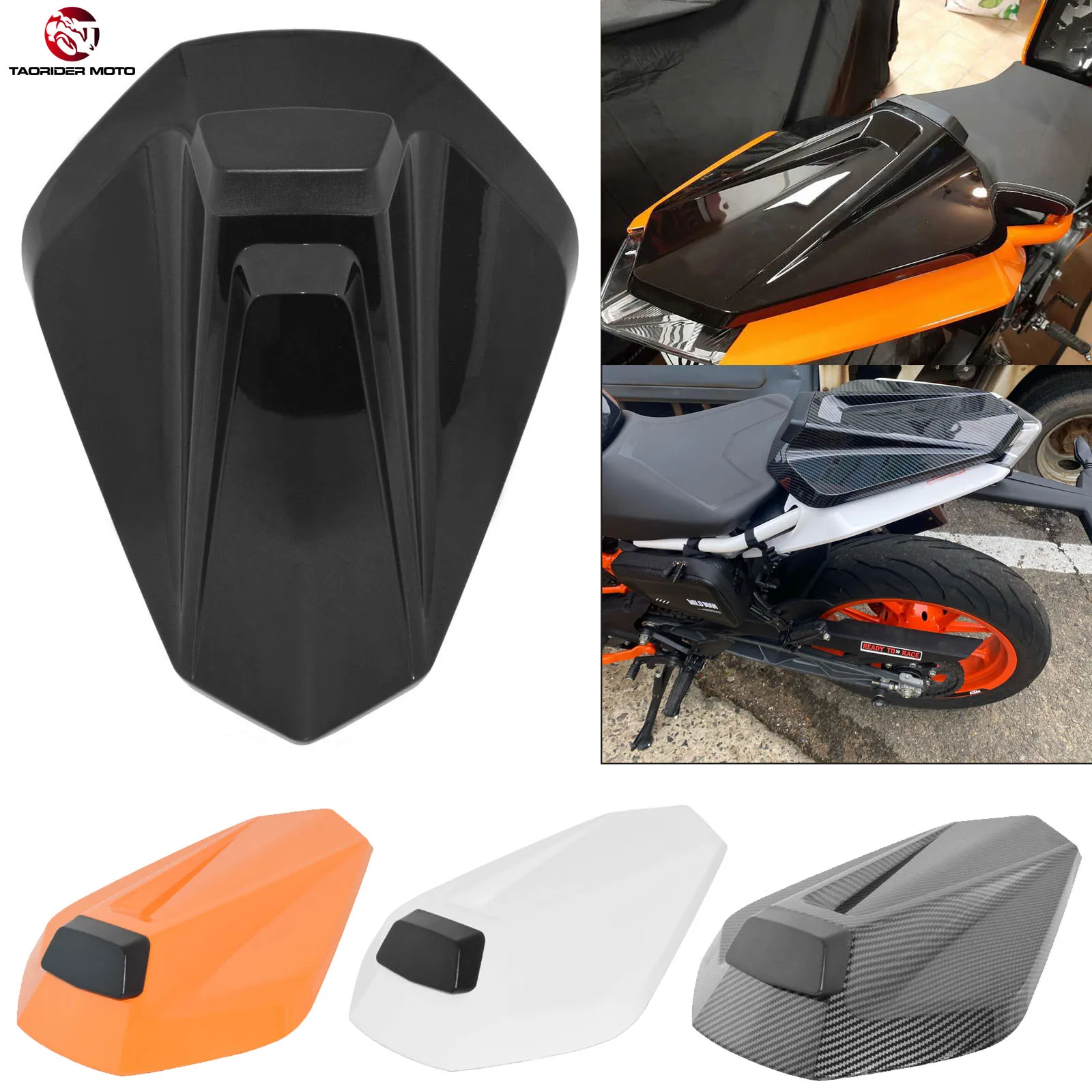 Taoridermoto Passenger Pillion Rear Back Seat Cover Solo Fairing Cowl Abs For Ktm 125 200 250