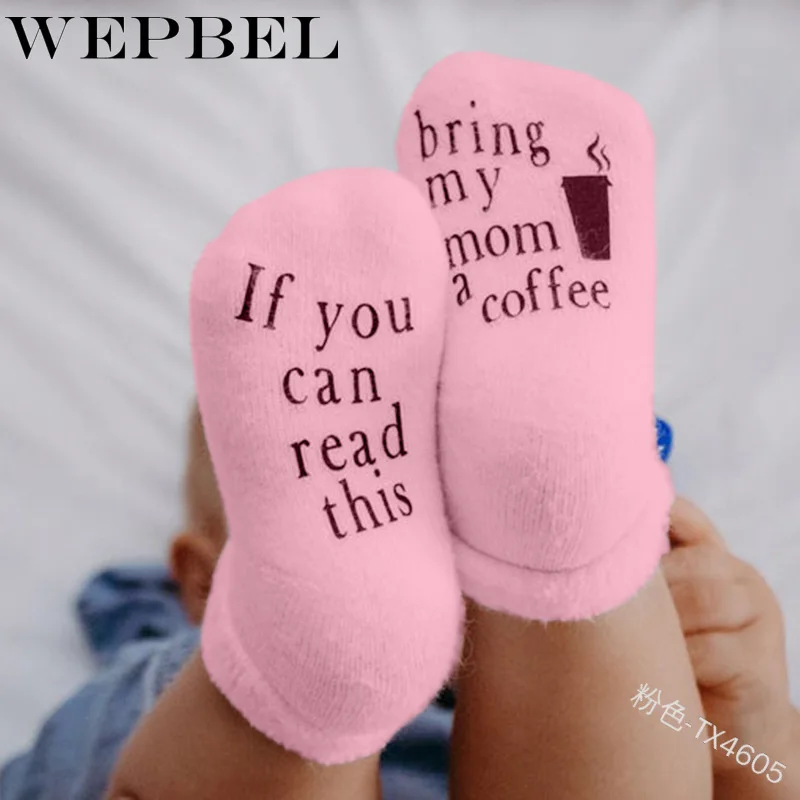 WEPBEL/носки для малышей; носки для младенцев из чесаного хлопка; нескользящие носки для малышей