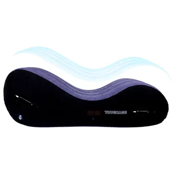 Multi-function Inflatable Sofa Bed Air Cushion Yoga Chaise Lounge Relax Chair Portable Lounger Inflatable Flocking Furniture 6