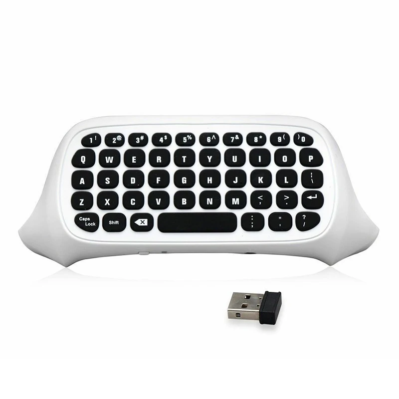 

2.4G Wireless Mini Keyboard Gamepad Keypad Chatpad Practical Mini Handheld Keyboard Gaming Message for Xbox One S Controller