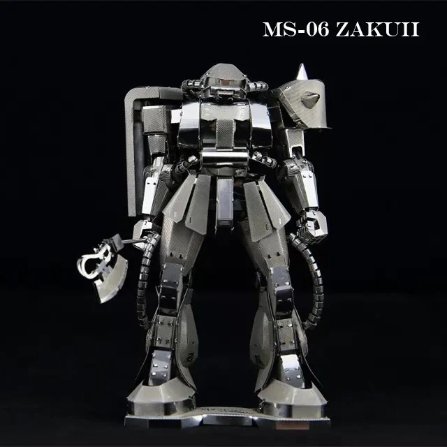 

Love Spell Metal DIY Assembled Model 3D Jigsaw Puzzle Gundam Mech MS-06 zakuii Zaku