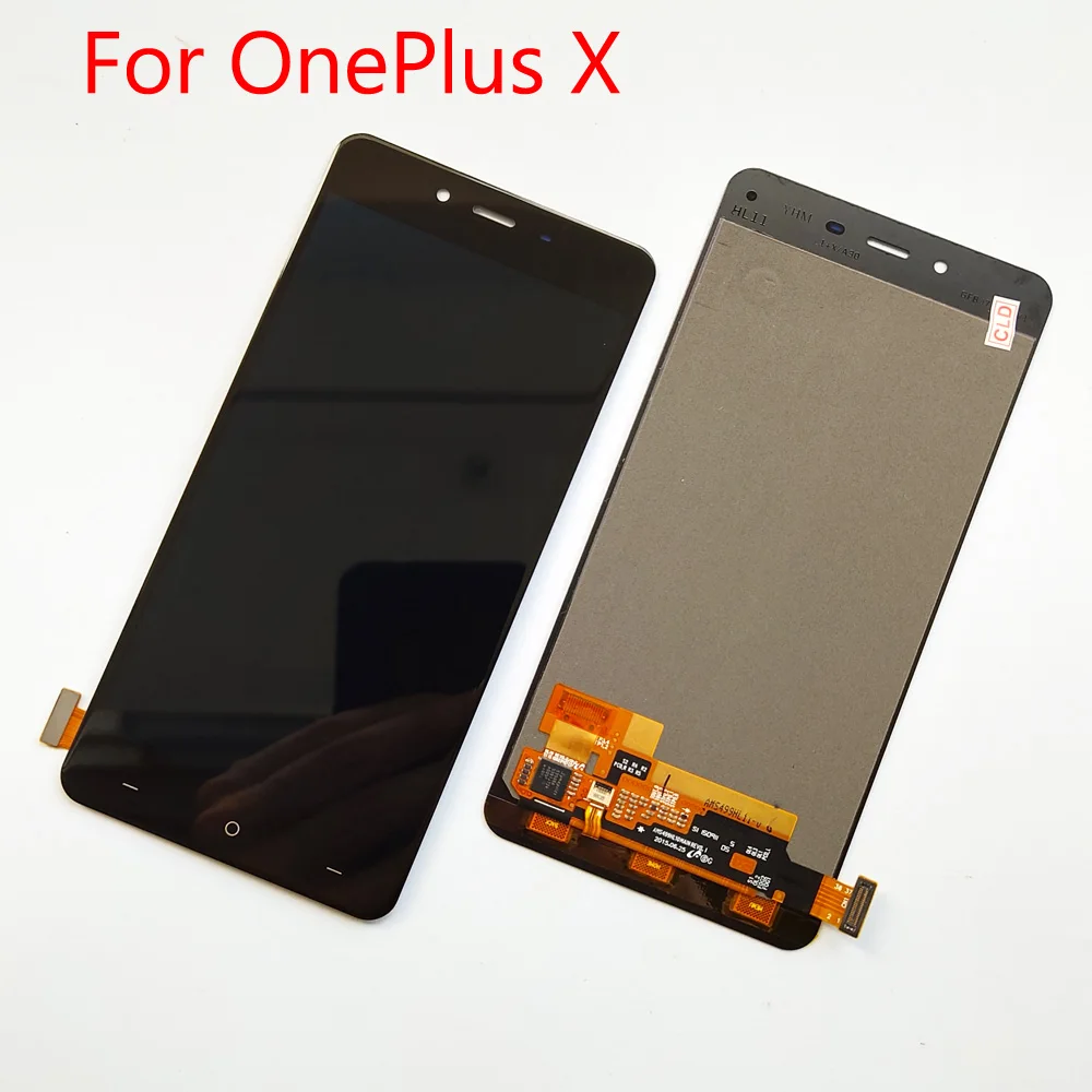 Оригинальный Amoled белый/черный 5 0 дюймов полный ЖК дисплей кодирующий