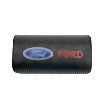

1pc Carbon Fiber Car Headrest Neck protection Safety Pillow Pad For Ford mk2 mk3 mk4 mk5 mk7 fiesta focus FOCUS 2 3 4 5 ranger