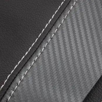 

PU leather Cover Set Shell Car Armrest Trim For Honda Civic 10th 16-18 Hot