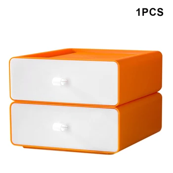 

Drawer Type Storage Box Office Desk Top Stackable File Storage Box Household Multi Function Storage Cabinet C44