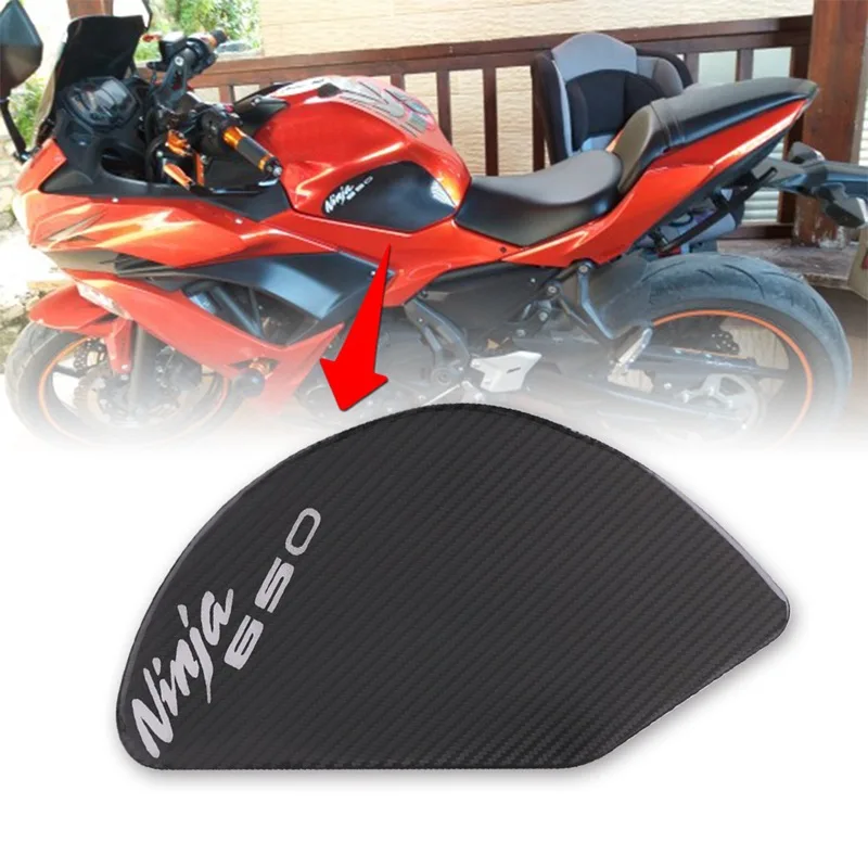 Kawasaki Ninja650 наклейки для топливного бака- лет мотоцикл противоскользящие наклейки для топливного бака боковой коврик клип Колено защитный чехол