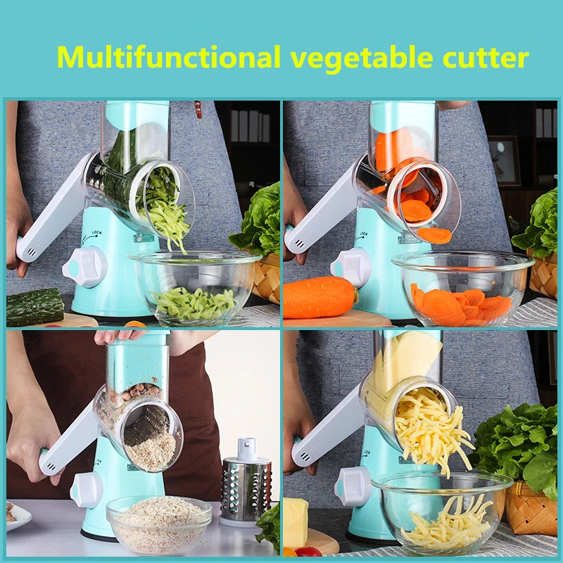 New Multi-function Vegetable Shredder Slicer Hand Cheese Cutter