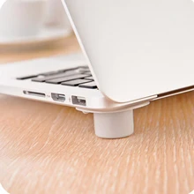 4 шт./компл. ноутбук Тетрадь с функцией подавления жара охлаждающая подставка охладителя ног Нескользящая подставка держатель всасывания набор нога компьютерные аксессуары