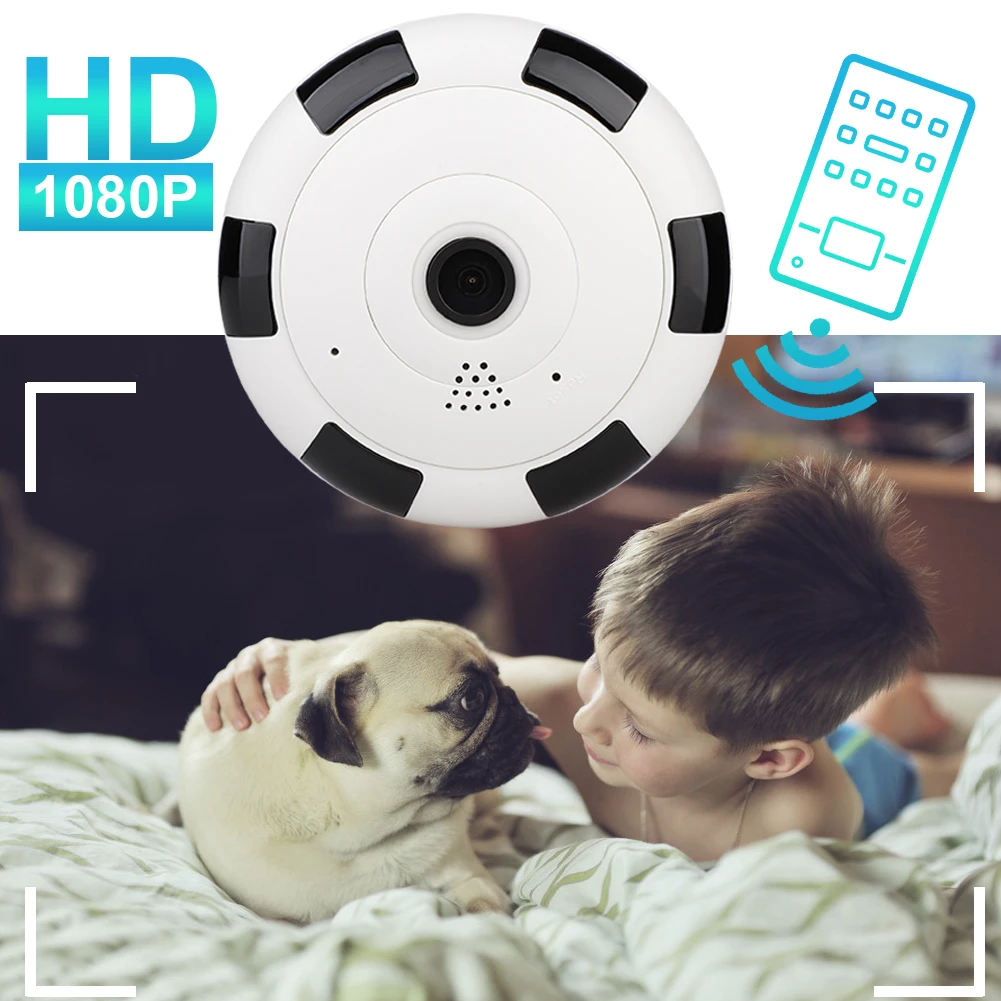 1080P 960P панорамная видеокамера Wifi камера 360 градусов Беспроводная радионяня Wifi ip-камера домашняя система видеонаблюдения