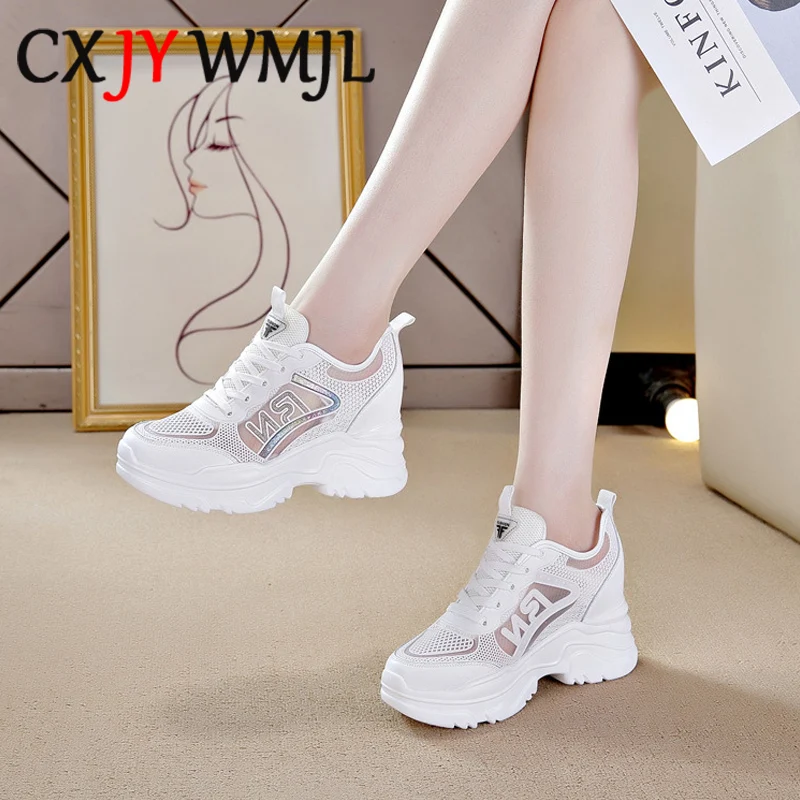 

Sneakers Women Spring 2020 Fashion Breathable Mesh Casual Sneaker Summer Platform Sports Shoes Comfortable Running Shoe Leather