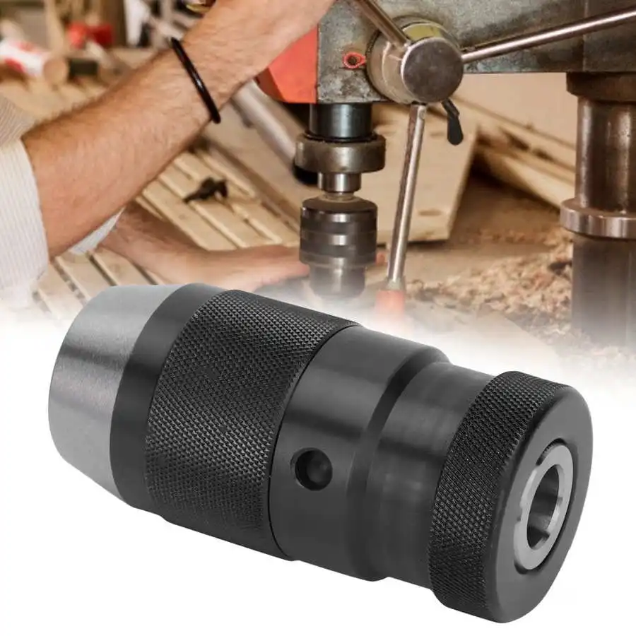 Details about   B16 0‑16mm HSS Keyless Self‑Locking Drill Chuck With Sleeve Lathes Adapter 