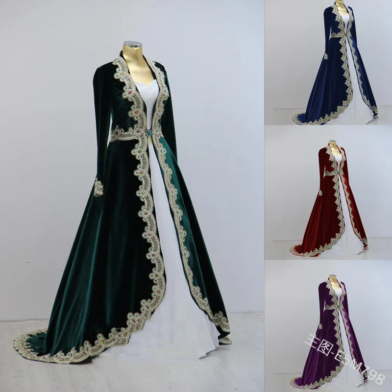 

New Hot Adult Women Retro Cosplay Dress Medieval Costume Gown Clothing Vintage Renaissance Outfit For Ladies Plus Size S-XXXXXL
