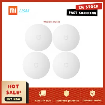 

Xiaomi Mijia Smart Wireless Switch for Xiaomi Smart Home House Control Center Intelligent Multifunction White Switch in Box