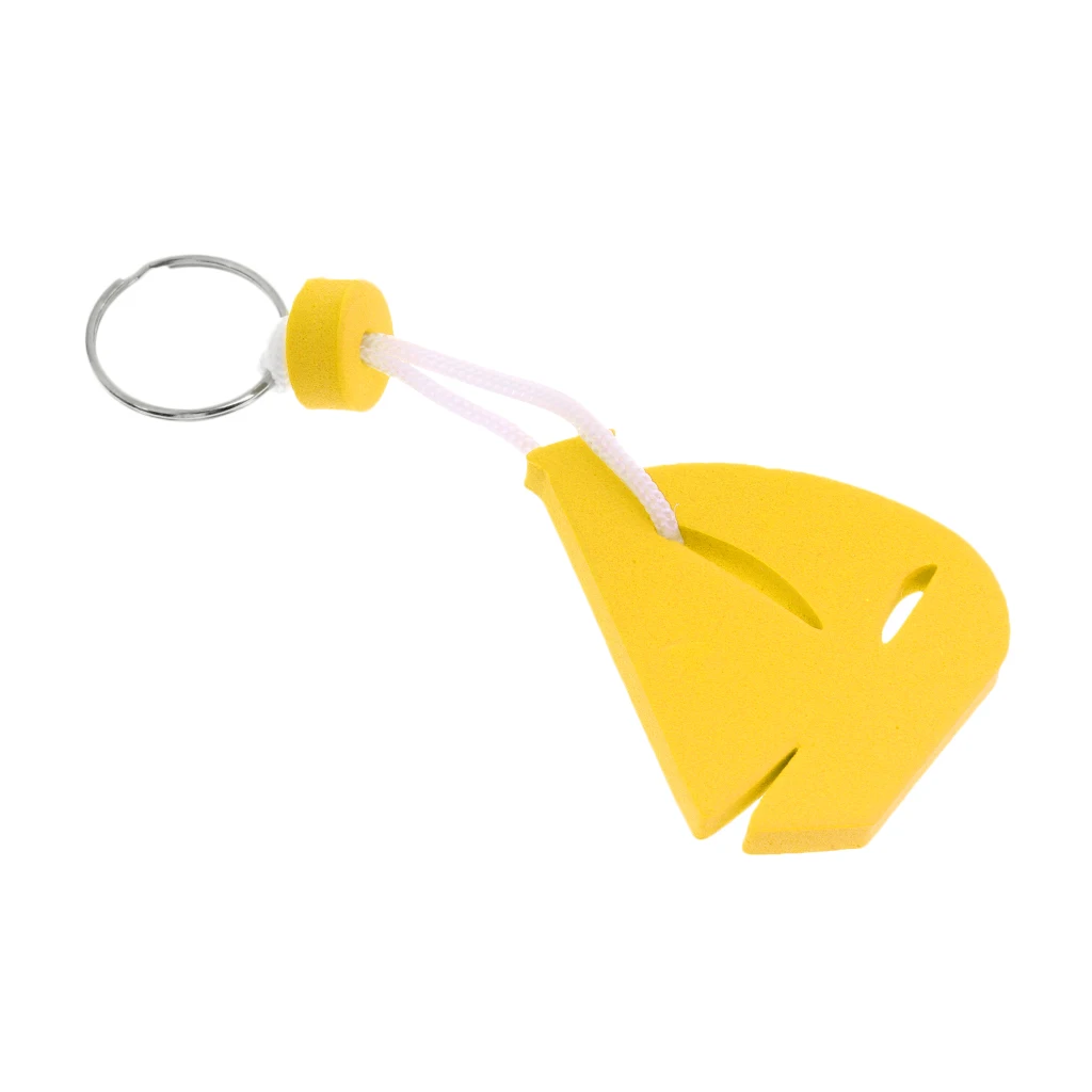 Key Ring Floating Boat Key Chain Key Ring -Marine/Water Sports/Creative Foam Keychain- Sailing Boat