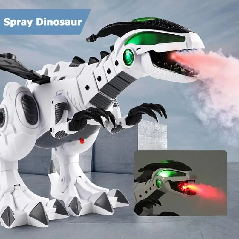 Крутой динозавр игрушки для детей спрей Звук освещение Электрический динозавр модель игрушки