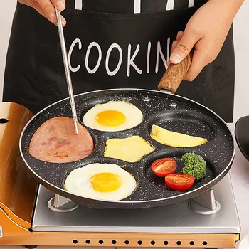 

24/26cm Eggs Frying Pan Omelet Pancake Steak Pan Breakfast Maker Non-stick Griddle Frying Pot Kitchen Cooking Tool Saucepan
