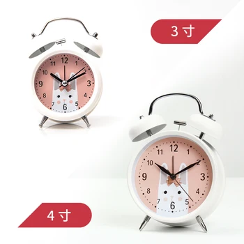 

Super Loud Small Student Mute Bedside Cartoon Alarm Clock Kids Desk Luminous Snooze Alarm Clock Modern Table Alarm Clocks II50NZ