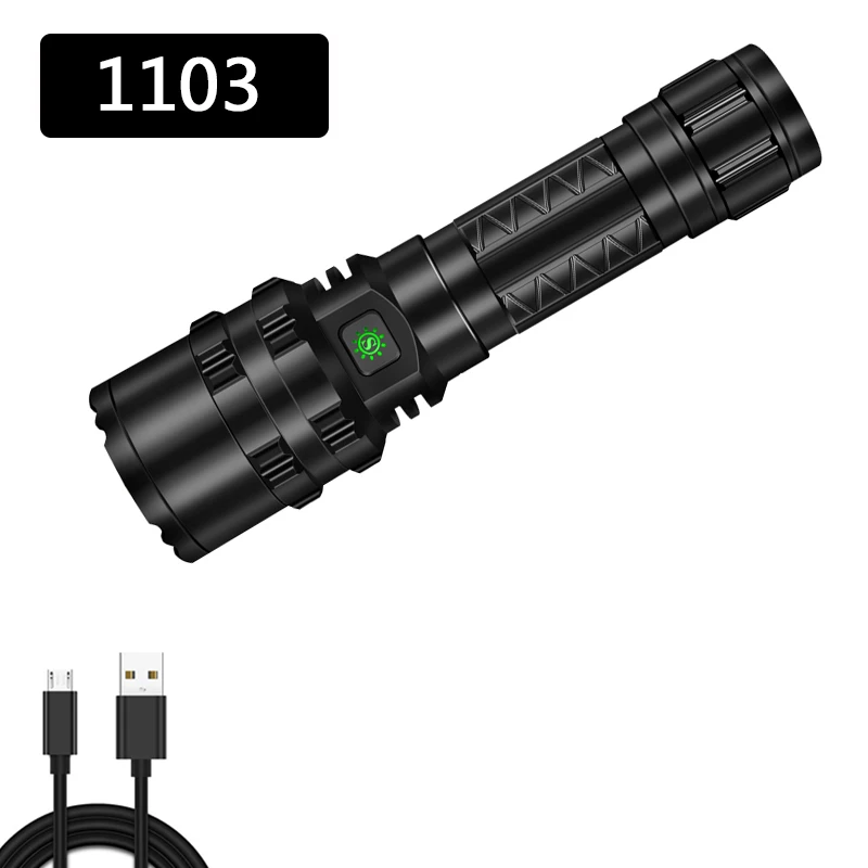 XHP50.2 высокомощный светодиодный светильник-вспышка Мощный тактический Алюминиевый охотничий фонарь светильник водонепроницаемый аккумулятор 18650/26650 5 режимов - Испускаемый цвет: Option D