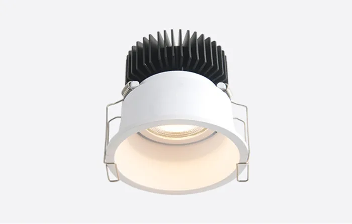 Dimmable Narrow border Embedded Anti-glare Led COB Ceiling Recessed downlight 10w 15w LED wall wash light Hotel Villa Lighting