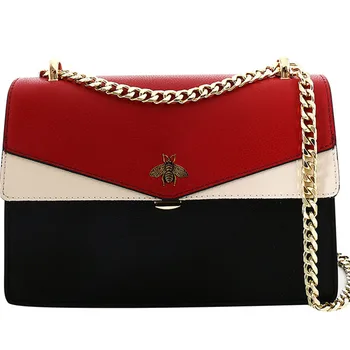 

Retro Fashion Female Square Bag 2020 New High quality Matte PU leather Women's Designer Handbag Chain Shoulder Messenger bags