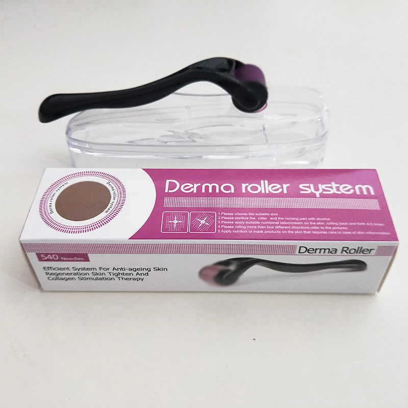 

540 Needles Derma Roller emcient system for anti-ageing Skin Regeneration tighten and collagen stimutation therapy