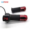 1Pair 24-80V Voltage LED Display Half Twist Throttle Grip Handlebar Speed Control scooter Accelerator  Electric Bike Motorcycles ► Photo 3/6