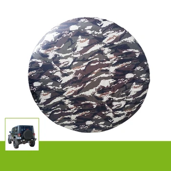 

Desert Camouflage Color Univesal GarageTire Protector PU Spare Tire Cover " 16 " Oxford Cloth Spare Wheel Cover