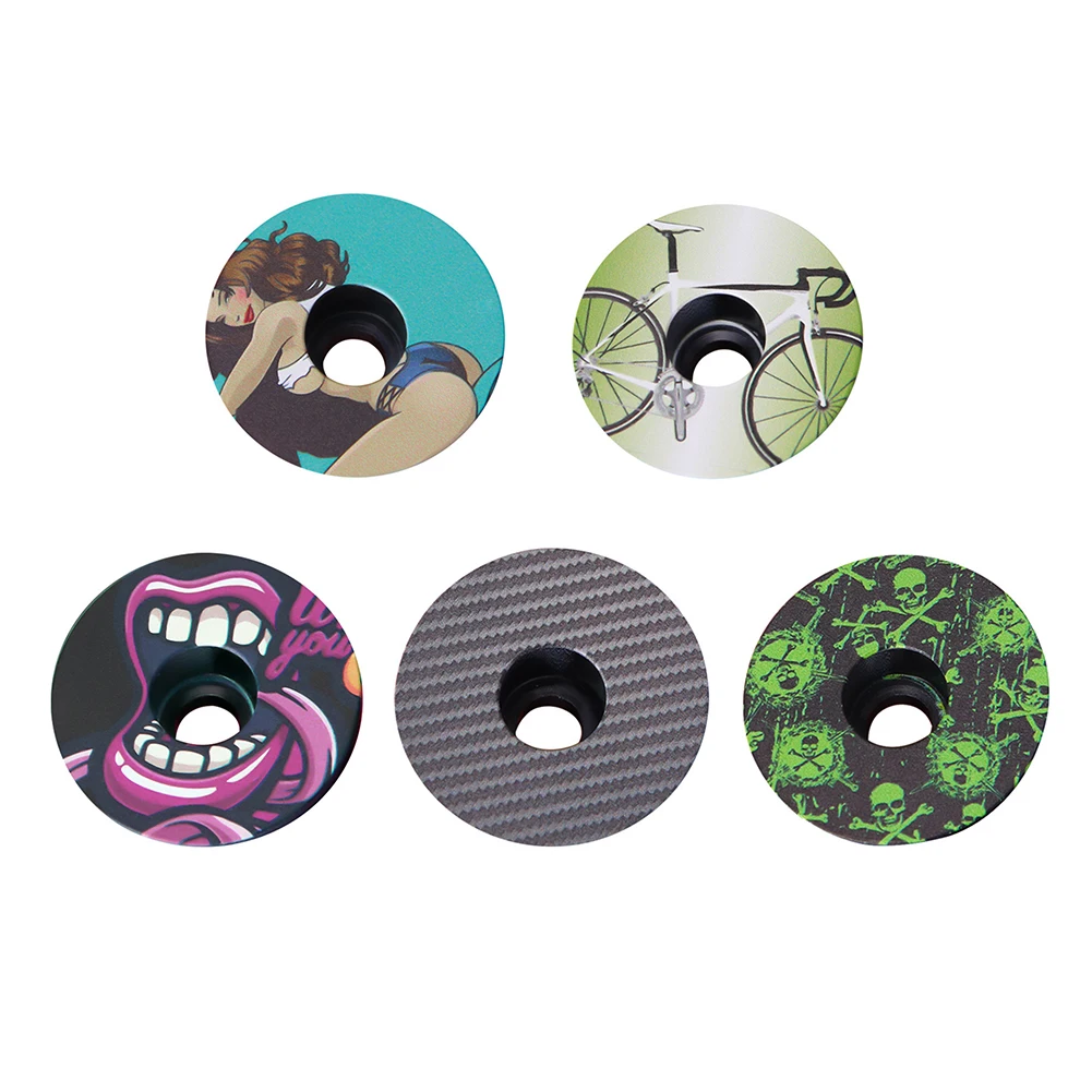 Aluminum Alloy Bicycle Headset Top Cap Threadless Stem Cover Road Mtb