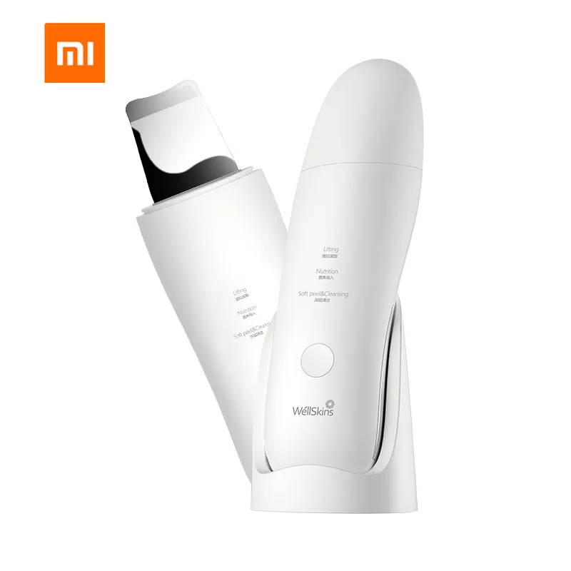 

Xiaomi MIJIA Ultrasonic Facial Skin Scrubber Deep Face Cleaning Peeling Skin Care Device xiomi Smart home Chip Beauty Instrument
