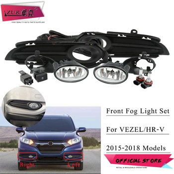 

ZUK Front Bumper Lamp Fog Lamp Upgrade Modification Set For HONDA For VEZEL / HRV / HR-V 2014- 2018 Car Styling