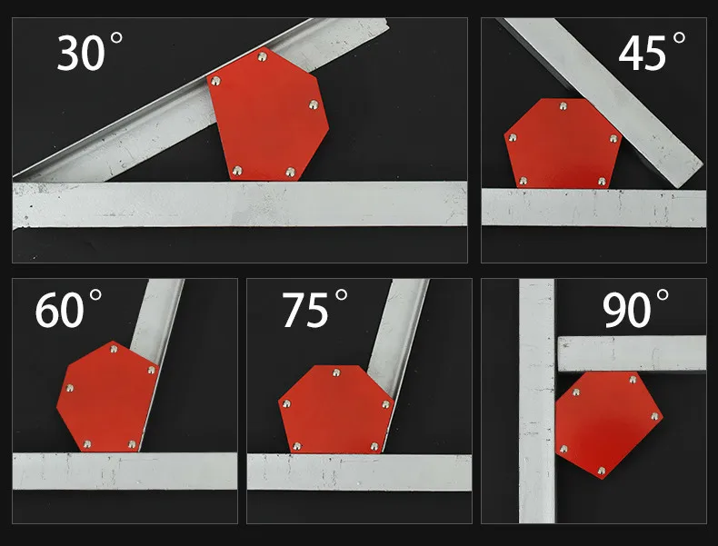 Сварочный позиционер Электрический вспомогательный инструмент прямоугольный магнит больше углов конический сварщик должен иметь помощь сильное магнитное железо