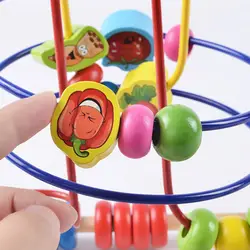 Детский браслет с бусинами, нанизывающая игрушка для детей раннего возраста, детские игрушки 6-12 месяцев, обучающая игрушка для детей 0-12