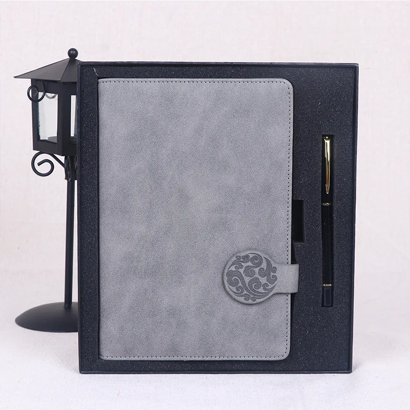 Бизнес-блокнот Подарочная коробка набор А5 искусственная кожа офисный блокнот с ручкой se