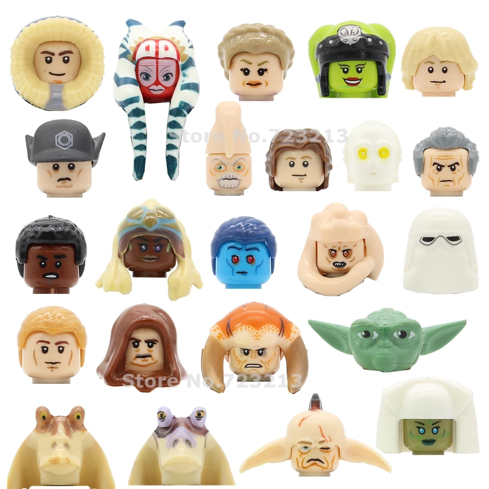 SW научно фантастический фильм Oola Shaak Ti фигурка головы Saesee Tiin джедайский