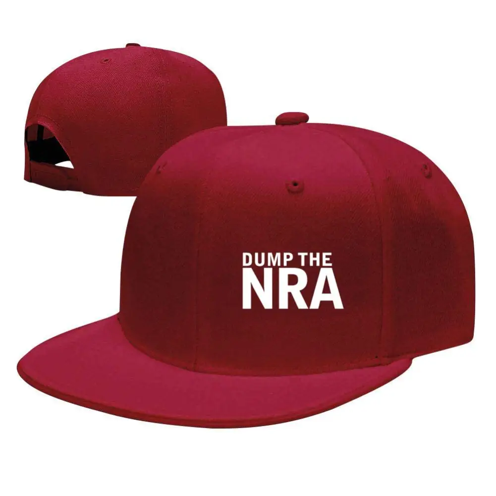 TSDFCDump The NRA Adult Fitted Flat Brim Baseball Cap(Left Side) Vintage Dad Hat Adjustable Snapback |