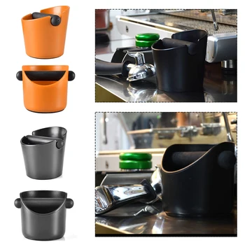 

Coffee Grind Knock Box And Espresso Dump Bin Shock-absorbent with Detachable Knock Bar Coffee Tools For Barista Bar Kitchen