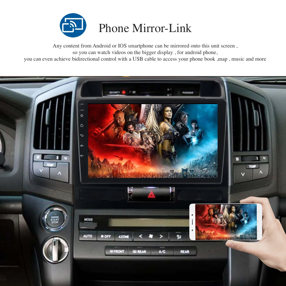 Clearance Android 9.0 Car Radio 2 Din GPS for Toyota Land Cruiser LC200 2008 - 2013 PX6 DSP IPS HDMI Carplay 4Gb+64Gb RDS WIFI USB BT Map 1 Clearance Android 9.0 Car Radio 2 Din GPS for Toyota Land Cruiser LC200 2008 - 2013 PX6 DSP IPS HDMI Carplay 4Gb+64Gb RDS WIFI USB BT Map 1