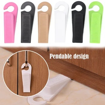 

1PC Door Stop Hook Type Wedge Rubber Stopper Guard Door Block Baby Safety Prevent Finger Injuries Home Office