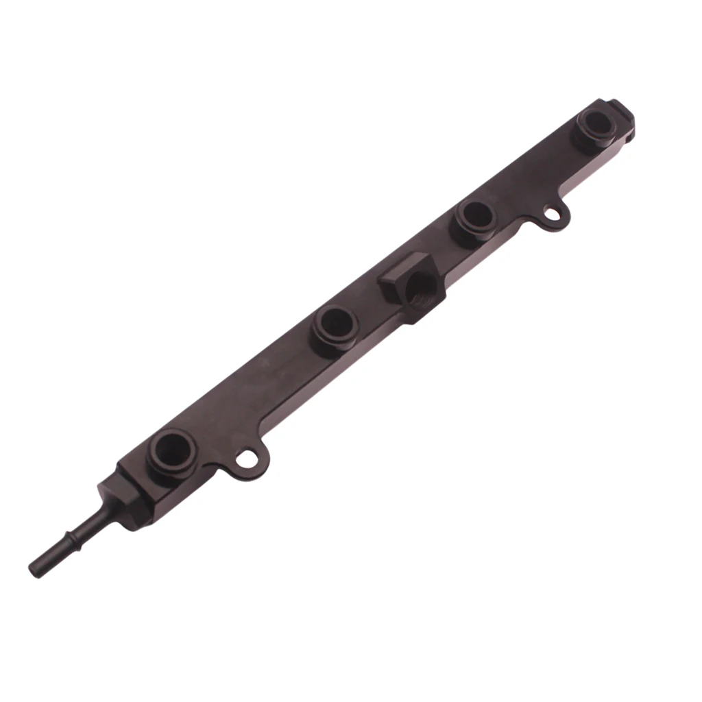 Black Fuel Rail Compatible For  / Acura K20 K24 K-Swap Civic Rsx Series Integra