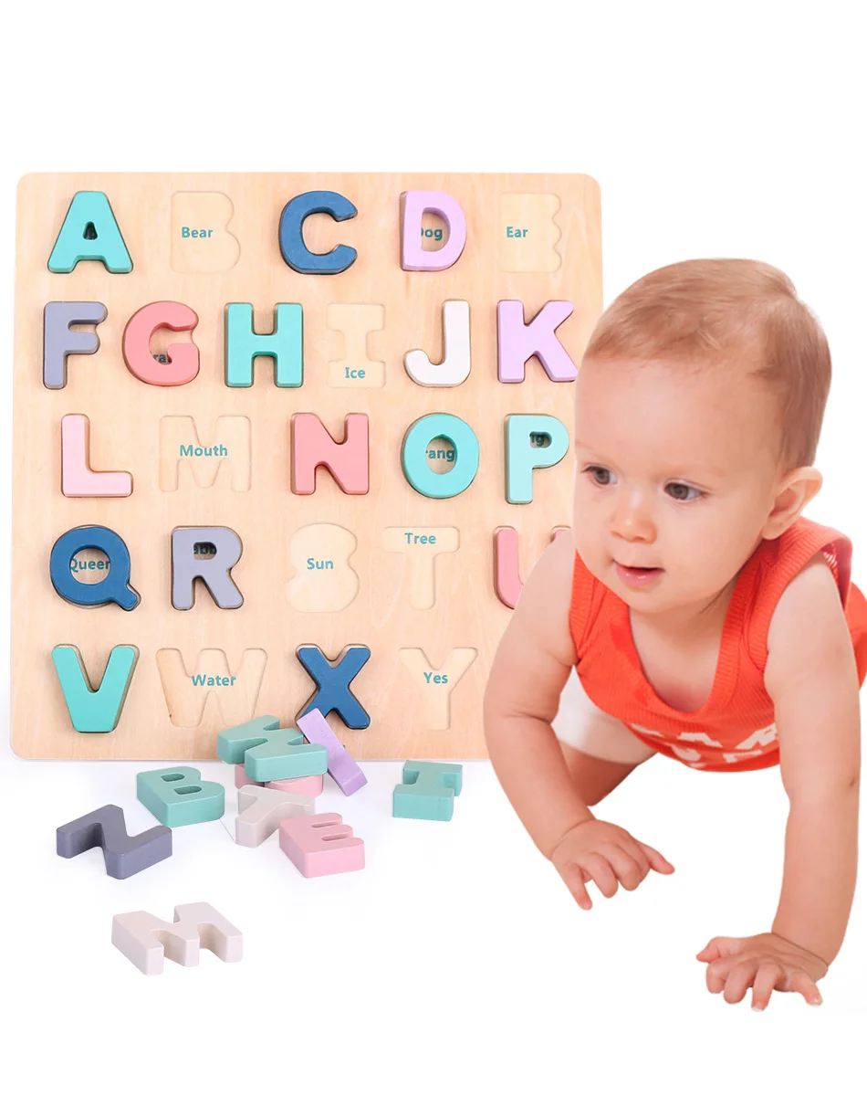 

Ming Tower Baby Shape Cognitive Wood Assembling Clutch Plate Early Education with Numbers Board Children'S Educational ENLIGHTEN